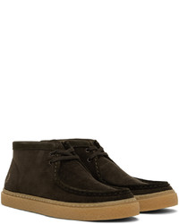 Fred Perry Brown Dawson Mid Sneakers