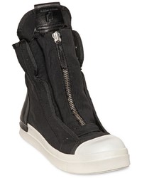Cinzia Araia Canvas Leather High Top Sneakers
