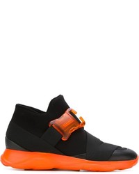 Christopher Kane Safety Buckle High Top Sneakers