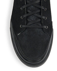 Saks Fifth Avenue Collection By Cole Haan Owen Leather Suede High Top Sneakers