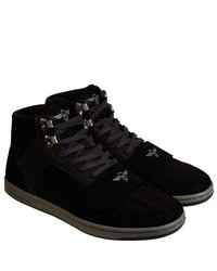 Creative Recreation Cesario Charcoal Black High Top Sneakers
