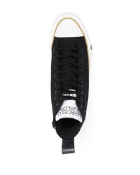 Marcelo Burlon County of Milan Cross High Vulcanized Sneaker Black Whit