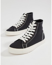 ASOS DESIGN District High Top Trainerswhite