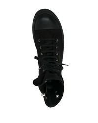 Rick Owens DRKSHDW Eyelet Detailing Zip Up Sneakers