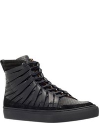Damir Doma Falco Leather High Top Trainers