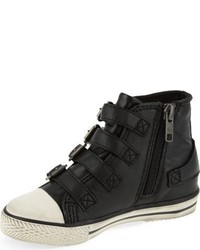Ash Fanta Buckle Leather High Top Trainers 4 5 Years