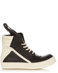 Rick Owens Geobasket High Top Leather Trainers