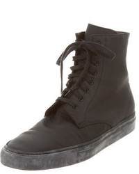 Common Projects High Top Nylon Sneakers