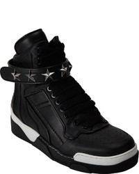 Givenchy High Top Star Ankle Strap Sneakers Black Size 13