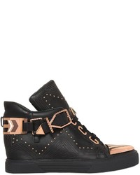 Ivy Kirzhner Lunar Studded Leather High Top Sneakers