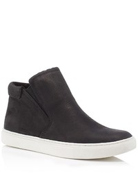 Kenneth Cole Kalvin Nubuck Leather Slip On High Top Sneakers