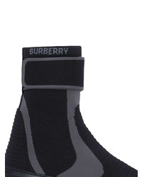 Burberry Knitted Sub High Top Sneakers