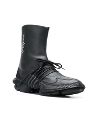 Yohji Yamamoto Lace Up Ankle Boots