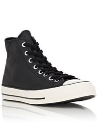 Converse Leather Chuck Taylor 70 Sneakers Black Blue Size 6 M