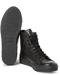 Raf Simons Leather High Top Sneakers