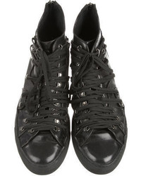 Raf Simons Leather Multi Lace Up Sneakers