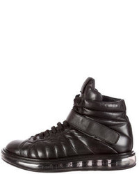 Prada Levitate Leather Sneakers