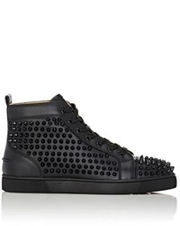 Christian Louboutin Louis Flat Leather Sneakers