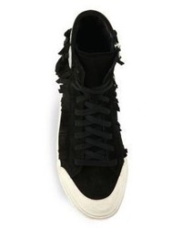 Ash Marlow Fringed Suede High Top Sneakers