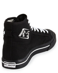 Adidas By Raf Simons Matrix Spirit High Top Sneaker Blackwhite