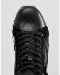 Aldo Metallic Detail High Top Sneakers