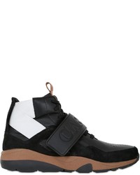 Reeve Leather Suede High Top Sneakers