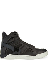 Diesel S Titann Leather High Top Trainers