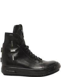Staples Leather High Top Sneakers