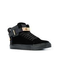 Buscemi Strapped Hi Top Sneakers
