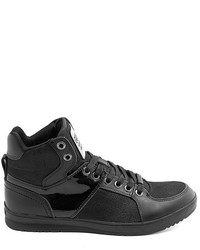 GUESS Trippy High Top Leather Mesh Sneakers