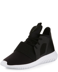 adidas Tubular Defiant High Top Sneaker Core Blackrunning White