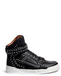 Givenchy Tyson High Top Star Stud Leather Sneakers