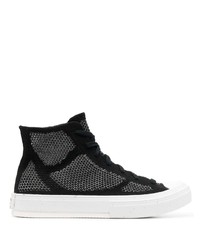 Converse Woven Panel High Top Sneakers