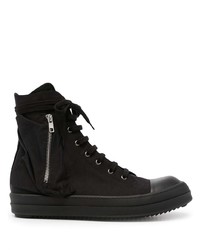 Rick Owens Zip Pouch High Top Trainers