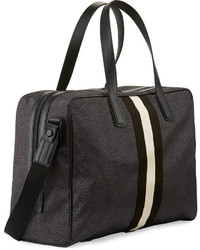 Bally Keen Nylon Weekender Travel Bag Black
