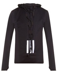 Y-3 3s Track Lace Up Hooded Sweatshirt
