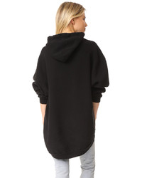 A Gold E Agolde High Low Hoodie