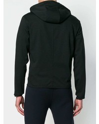 Emporio Armani Angry Logo Zip Front Hoodie