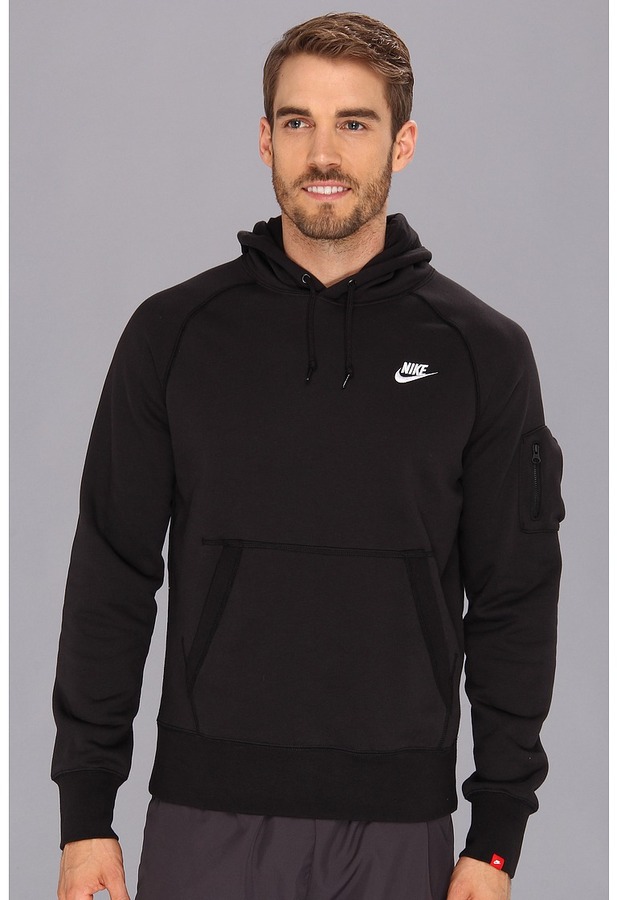 linned løn Gå ud Nike Aw77 Fleece Pullover Hoodie, $55 | Zappos | Lookastic