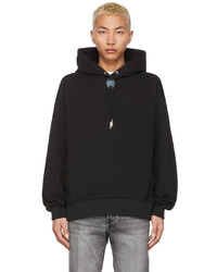 Solid Homme Black Back Graphic Hoodie