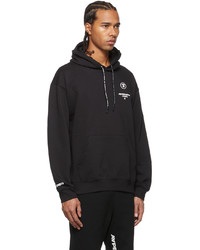 AAPE BY A BATHING APE Black Classic Logo Hoodie