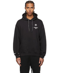 AAPE BY A BATHING APE Black Classic Logo Hoodie