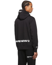 AAPE BY A BATHING APE Black Classic Logo Zip Hoodie