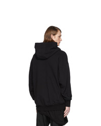 Julius Black Contrast Hoodie