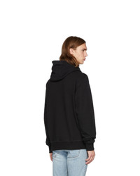 Naked and Famous Denim Black Cotton Hoodie