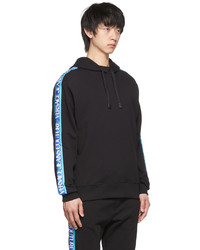 VERSACE JEANS COUTURE Black Cotton Hoodie