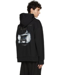 Wooyoungmi Black Cotton Hoodie