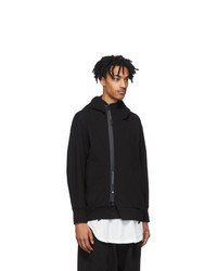 Julius Black Double Face Hoodie