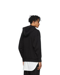 Julius Black Double Face Hoodie