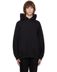 Attachment Black Double Faced Hoodie